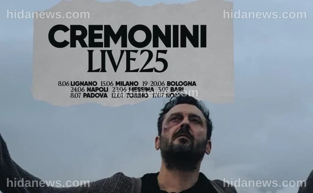 CREMONINI LIVE25: il tour evento del 2025! Date, biglietti e curiosità da non perdere